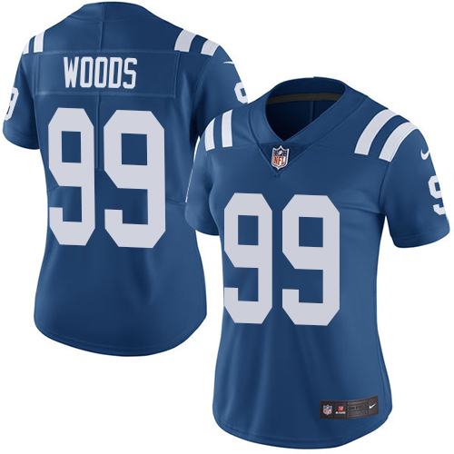 Indianapolis Colts #99 Limited Al Woods Royal Blue Nike NFL Home Women Vapor Untouchable jerseys->youth nfl jersey->Youth Jersey